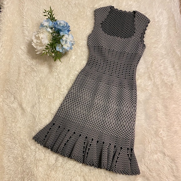 Alaia Dresses & Skirts - Alaia dark grey black midi luxury skinny dress